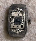Gothic Vintage New York Art Deco Watch Movement Rectangle