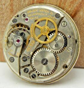 Gruen 415-ss Vintage Veri-thin 415 Ss 17 Jewel Mens Wrist Watch Movement With Dial