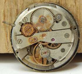 Utc-27 Hallmark Vintage Utc 27 17 Jewel Mens Wrist Watch Movement With Dial And Stem