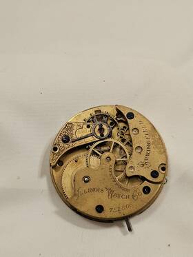 751806 Illinois Watch Co. Movement Serial #751806