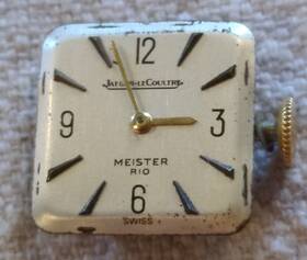 Jaeger-lecoultre 270796 Unique Jaeger-lecoultre Watch Movement Meister Rio 17 Jewels. Not Working