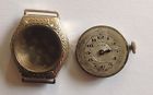 Jewels 14k 15 Parts Wristwatch 5 Vintage Gold Repair Grams White Lily