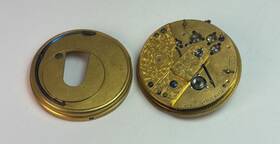6319 Josh Johnson Antique Pocket Watch Works Ser. No