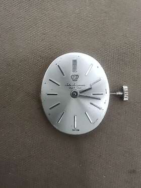 Jules Jurgensen 554504 Vtg Petite Watch Mvmt And Dial 17 Jewel Not Running