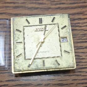 1004 Juvenia Automatic Watch Movement With Dial Hands Date Window