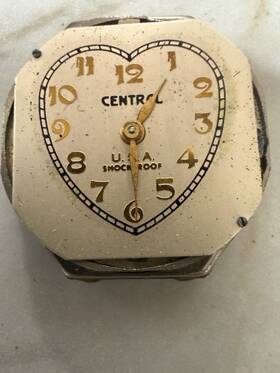 Kelton Watch Company 396440 Central U.s.a. Shockproof Heart Dial Movement Parts