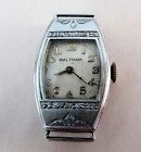 L-6.5 Waltham Vintage Art Deco Watch Movement Model Brequet Spring Nickel