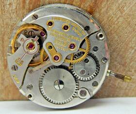 22ls Longines Vintage Model 17 Jewel Mens Wrist Watch Movement With Stem Running
