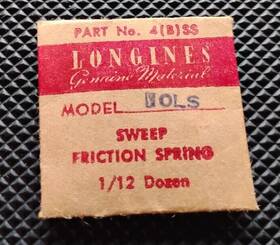 10ls Longines #4 B Ss Sweep Friction Spring Genuine Watch Part