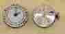 Ly1289 Unbranded Two Small Vintage Ladies Round Wristwatch Movements For Parts Or Repair