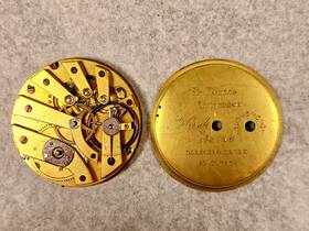 8720 M.i. Tobias & Co. And Of Liverpool English Antique Pocket Watch Movement 41.5 Mm