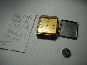 Marioka Tokei V322a 659l Pulsar With Date Quartz Movement 3 Hand. Working Japan