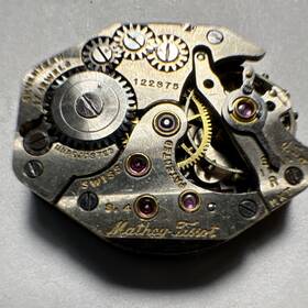 Mathey-tissot 122975 Mathey-tissot Mechanical Manual Watch Movement Swiss Steel