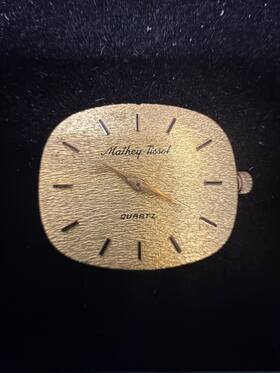 Mathey-tissot 955.031 Mathey-tissot Swiss Quartz Dial Eta Movement Textured Gold