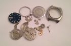 7006-8059 Mens 17 Repair Parts Automatic Vintage Seiko B166 Movement Watch