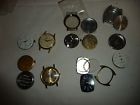 Mens Parts Wrist Lot Orion 9 Manson Crafts Monarch Sheiffield Mix Watch Vtg