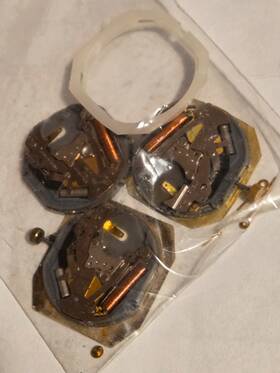 Miyota 3w10 Three 3 Quartz Movements. Japan