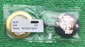 548941 Miyota Model 6l76 Quartz Watch Movement With Stems Date At 3 Nos