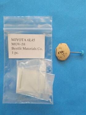 6l45 Miyota Sub-second 6 Movement. Sets Runs Keeps Time 7 Days