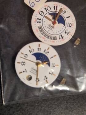 Miyota 6l95 Two 2 Quartz Ladies Movements. Sun And Moon Phase. Calender