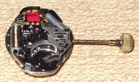 Morioka Tokei Inc. V254a Inc. No. Quartz Watch Movement Running Well