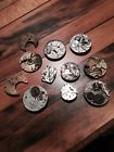 Movements 11 Watch Antique Parts Repairs Lot