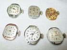 Sowl9 Movements 4 Bulova Repair Solvil Watch Lot Nobellux Parts Wittnauer Ladies
