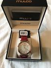 Mw5-3183-063 Mulco Watch Model Couture Band Color Red