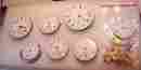 N629-a Various Mechanical Pocket Watch Movement Lot Of 6 Parts Elgin Waltham
