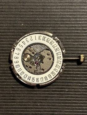 Nos 701.211 Ebosa Bluebird Watch Movement Quartz Date With Dial Crown Hands Parts