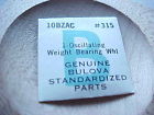 10bzac Nos Movement Bearing Bulova Axle Oscillating 322 315 Weight 23j