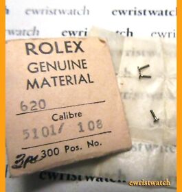5101 Nos Rolex Movement 3 Pc Screws 9 3/4l Na 620 Automatic Bubbleback Parts #5101