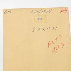 Omega 550-1974 Watch Case Casing Clamp Part 1 Piece New Old Stock C11d9