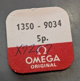 Omega 9034 Nos Genuine Cal. 1350 Watch Dial Fastener Part # X7207 Qty X5 New