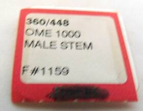 Omega Om-43-10 Genuine - 1000 Part # 1159 Male Winding Stem. Sku 43-10