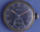 P.190 Ligne Jewel Movement Dial Orvin 30s Vintage Art Deco Military Style 12l As 554 Parts Restore