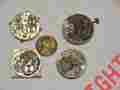 P-544 Waltham 4 Mens Wrist Watch Movements 3 Tick Parts Repair