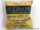 Part Lecoultre Jaeger 449 5 450ss Wheel Escape Cal. Complete
