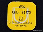 Part Wheel 72 Cal. Universal 71 Ring 456 Vintage Geneve Setting