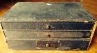 Parts Cabinet-- Elgin Vials Drawer Watch Vintage 3 Glass