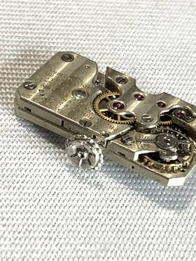 80642 Patek Philippe Lady 18j 8 Adjustments Movement With Flower Crown For Parts