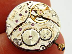 3.1801.4 Piaget Ultra Thin High Grade Cal 9p2 18 Jewel Watch Movement Adjust To 5p Temp
