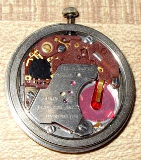 Pulsar Y552a Quartz Watch Movement Running Well