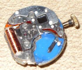 Pulsar Y643a Quartz Watch Movement Running Well
