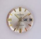 1565t Puw Helbros Vintage Automatic Movement Day Date For Part Repair