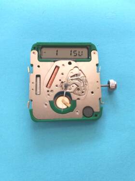 Puw M820-2 4 Ana-digi Movement. Serviced. Sets Runs Keeps Time 24 Hrs