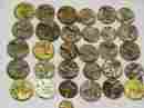Q-620 Elgin 30 Partial Vintage Watch Movements Parts Repair Steampunk