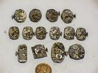 Q-729 Gruen 14 Vintage Ladies Wrist Watch Movements Parts Repair Steampunk