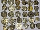 Q-857 Unbranded 30 Misc Partial Watch Movements Parts Repair Steampunk