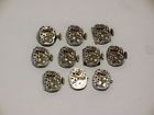 R-106 Hamilton 10 Vintage 17j Ladies 750 Watch Movements Parts Repair Steampunk
